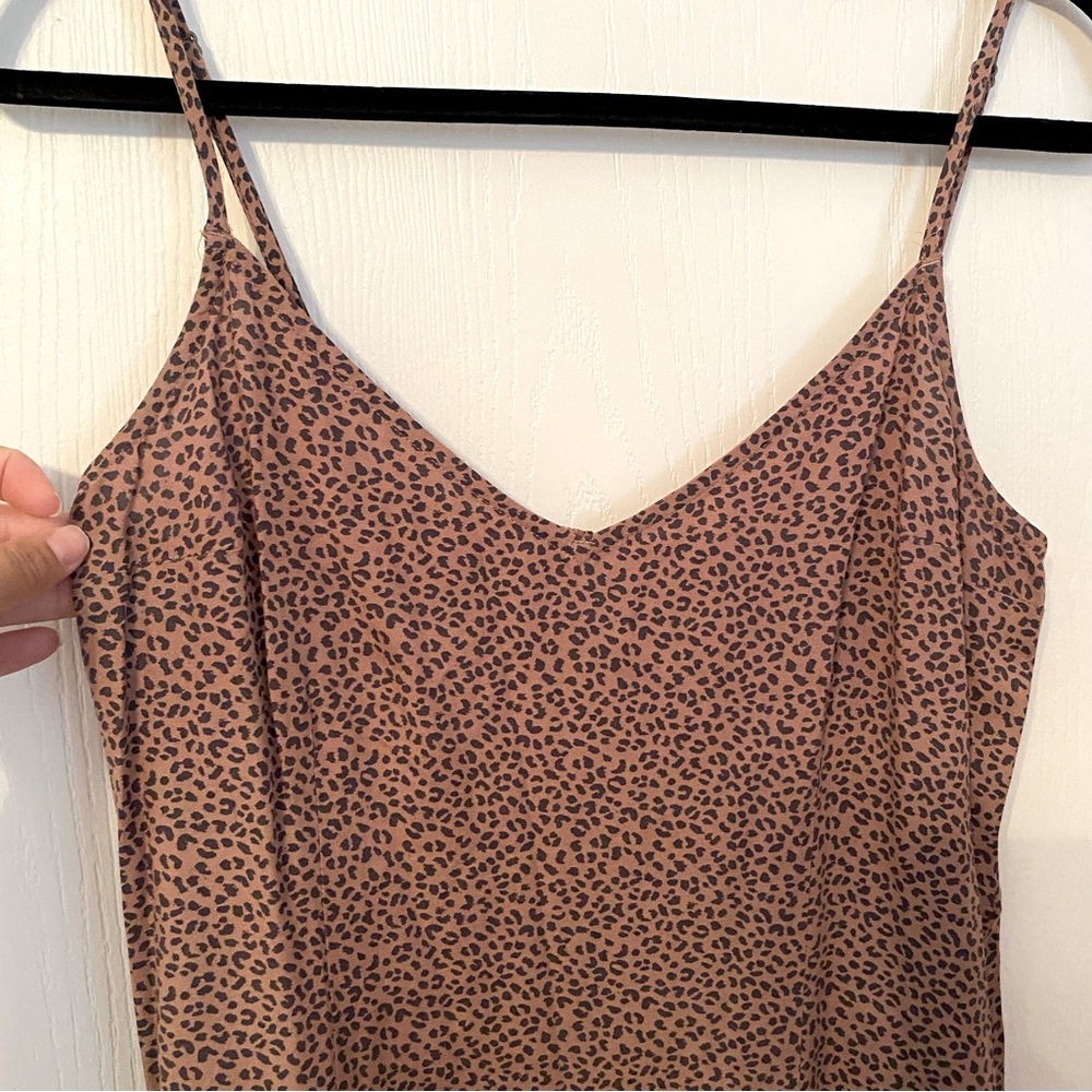 Abercrombie & Fitch Leopard Print Slip Dress Size M